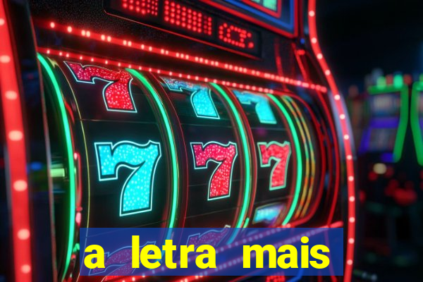a letra mais bonita do mundo